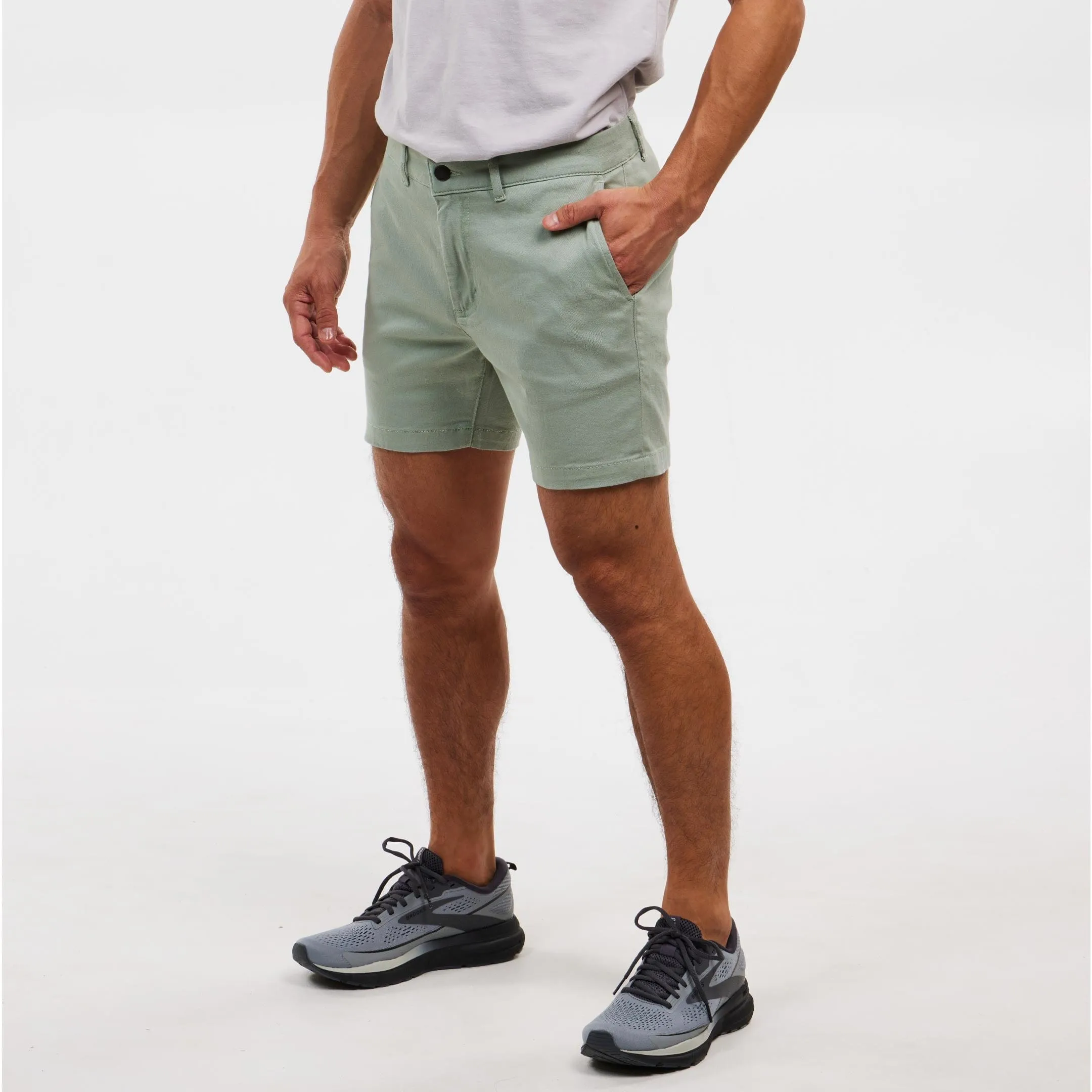 5" Sage Breeze Lightweight Stretch Chino Short