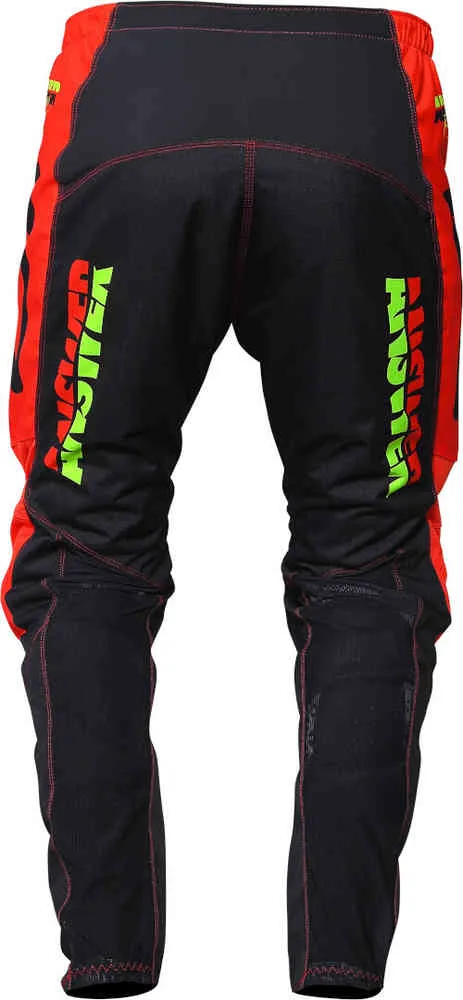 Answer Syncron Pro Glow Answer Racing Motocross Pants, Red/Black