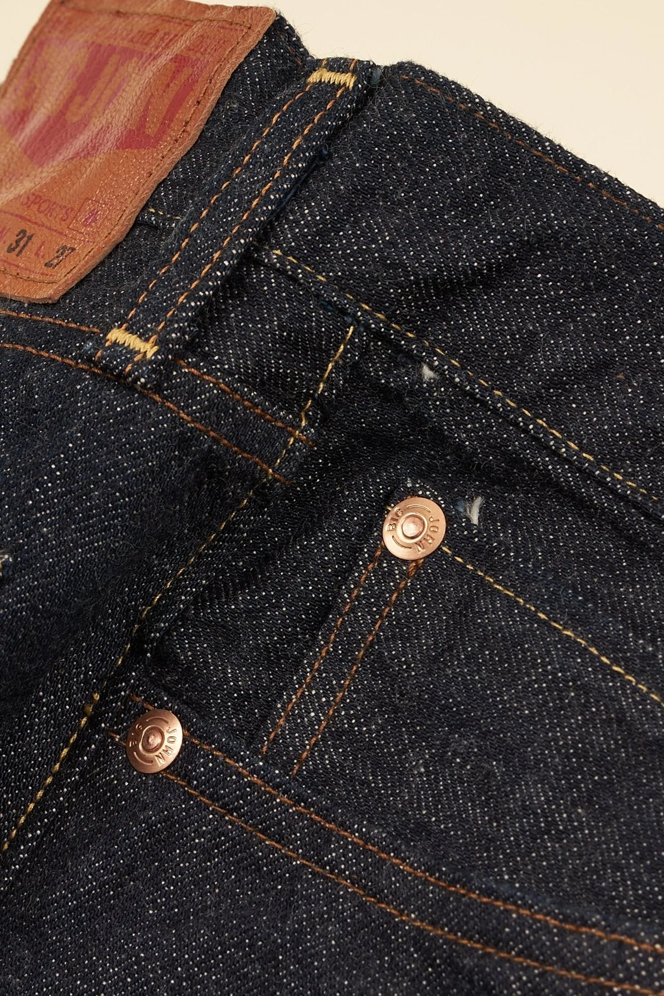 Big John Ivy Tapered Selvedge Jeans - 14oz