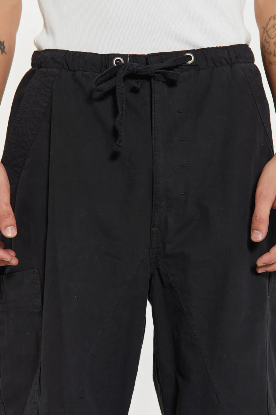 Black Parachute Cargo Pants