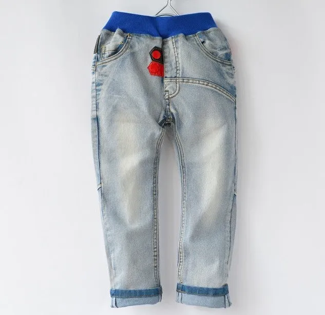 Boys Fashion Jeans Mustache Back Pocket - ONLY 1 LEFT !!!