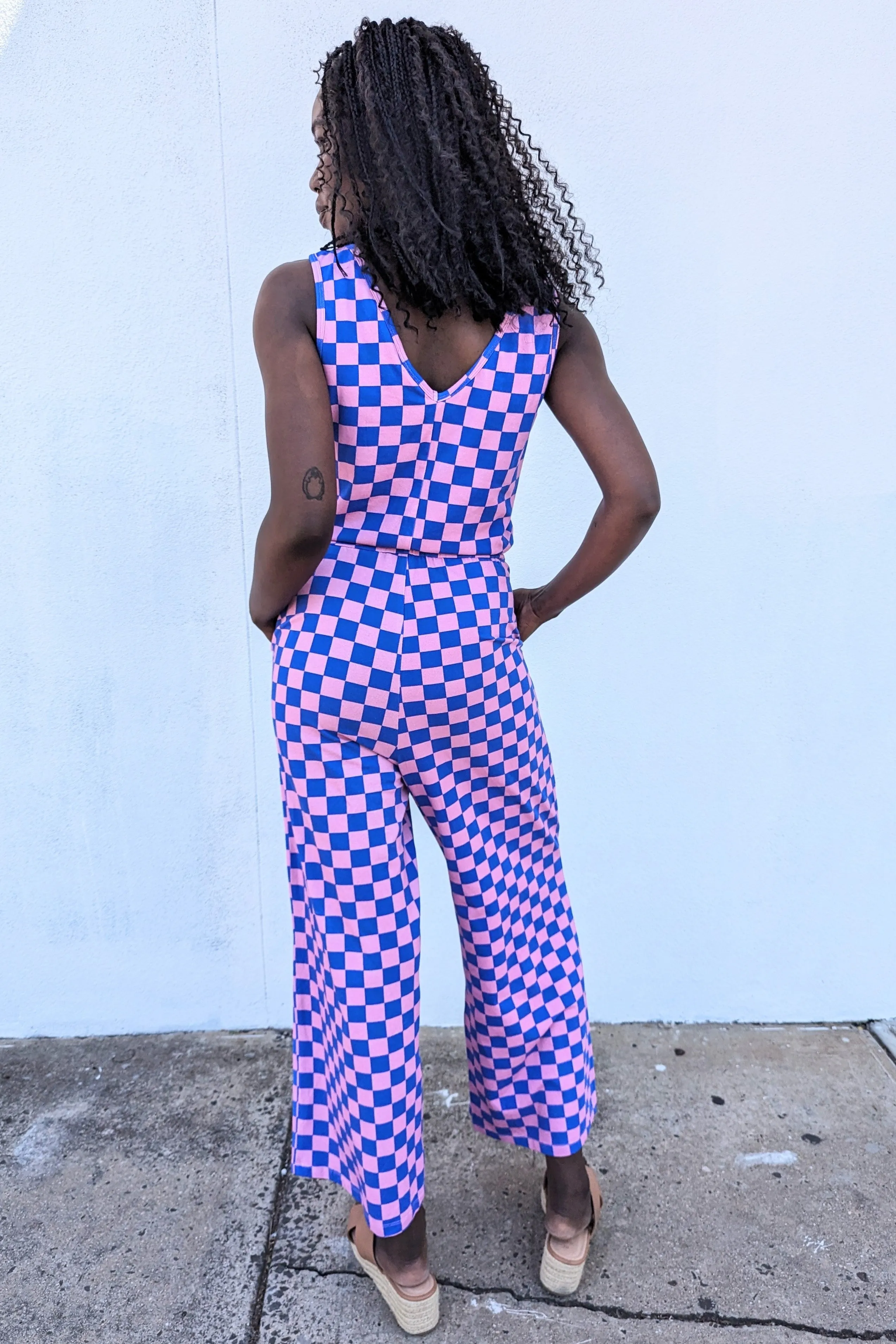 CHECK IT Stretch Jumpsuit