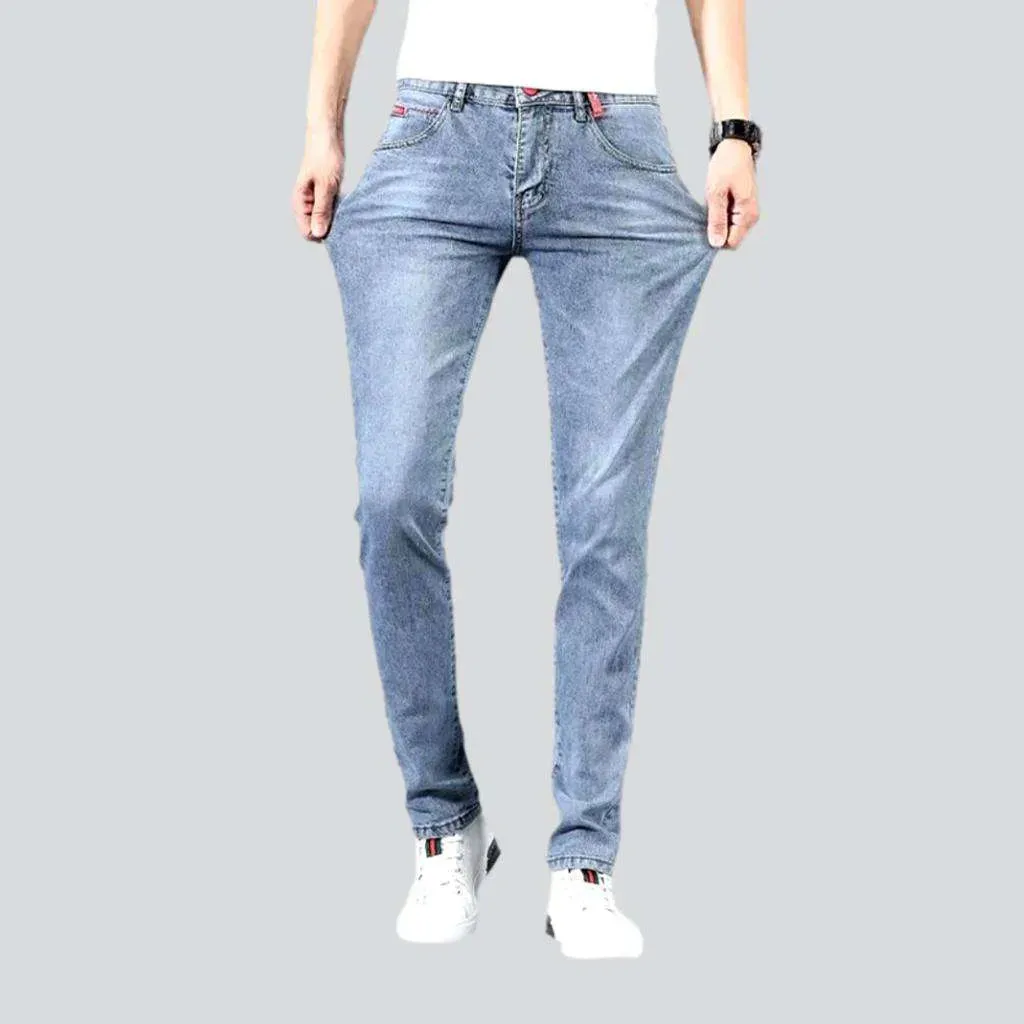 Comfortable men's casual jeans