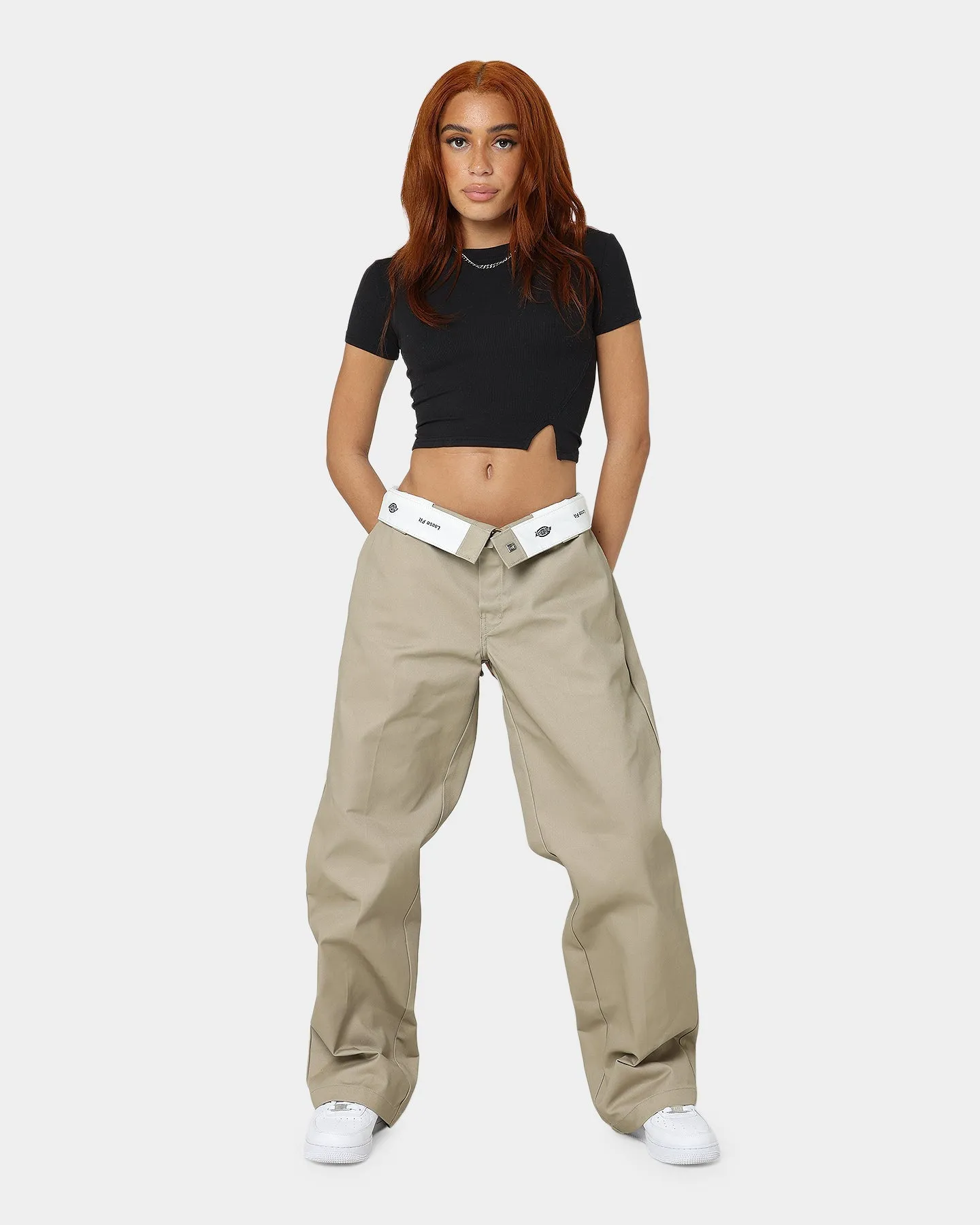 Dickies Super Baggy Loose Fit Work Pants Khaki