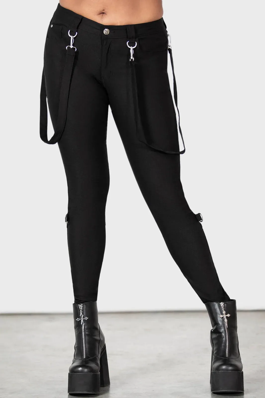 Drakor Black Stretch Pants