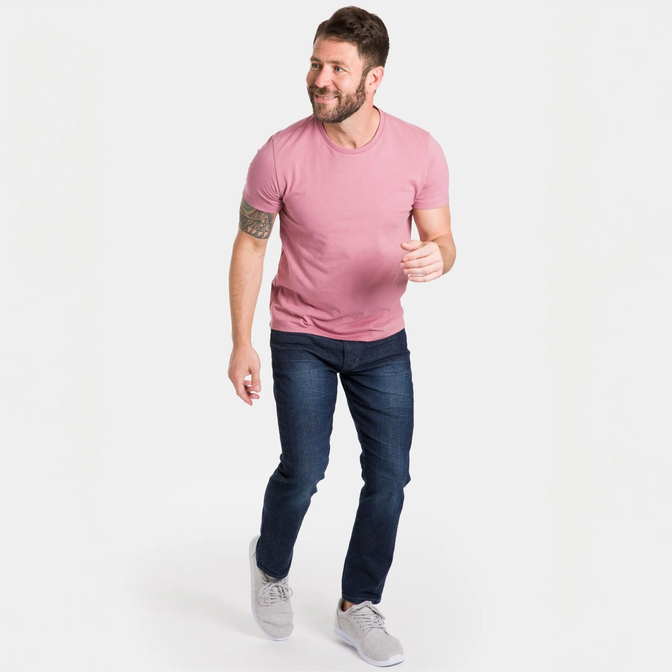 Faded Blue Wash Essential Jeans