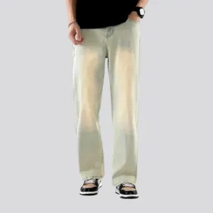 Fashionable baggy men's jeans