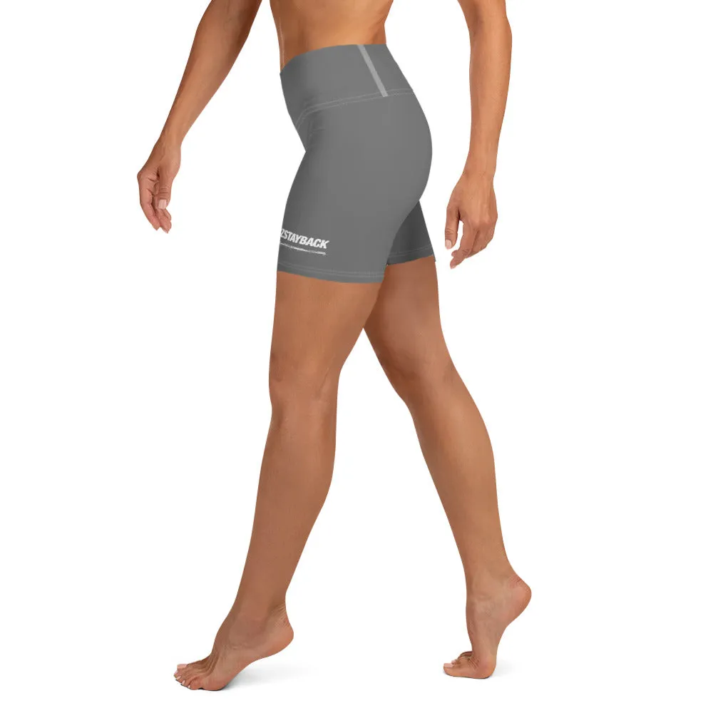 #HaterzStayBack Women's Yoga Shorts (Grey)