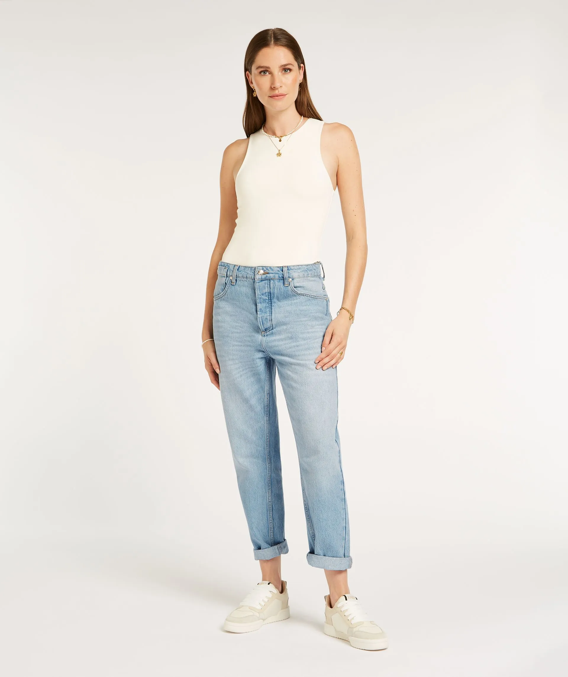 Josh V Celi Mid Rise Tapered Fit Jeans