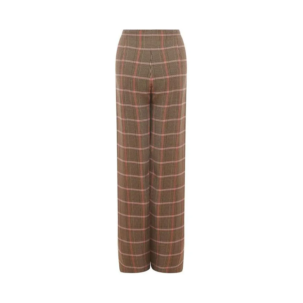 Lardini Elegant Brown Viscose Pants for Women