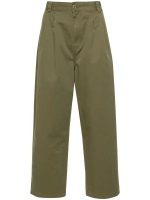 MARV TAPERED TWILL WEAVE TROUSERS