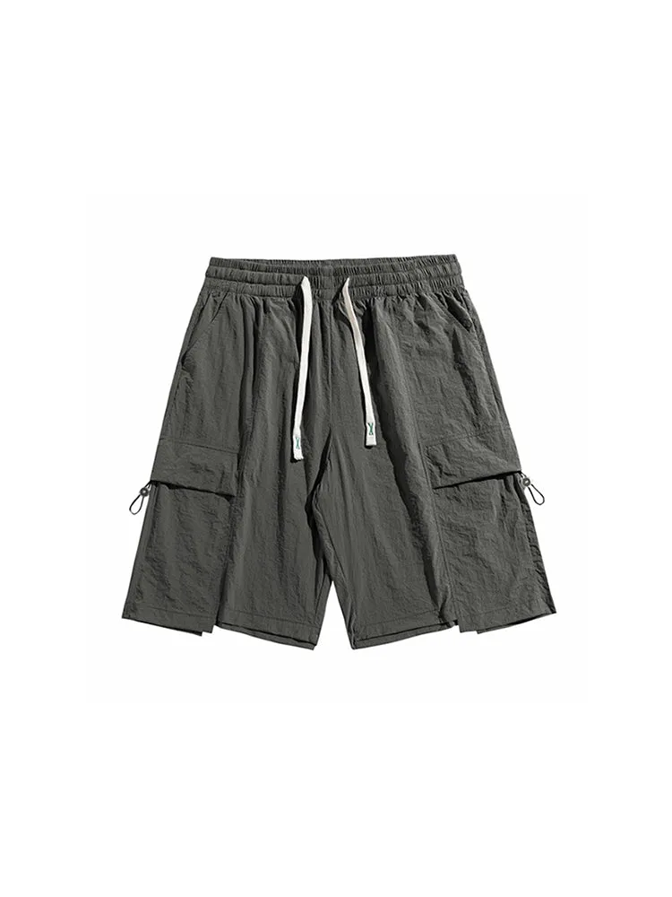 Men'S Straight Loose Cropped Shorts