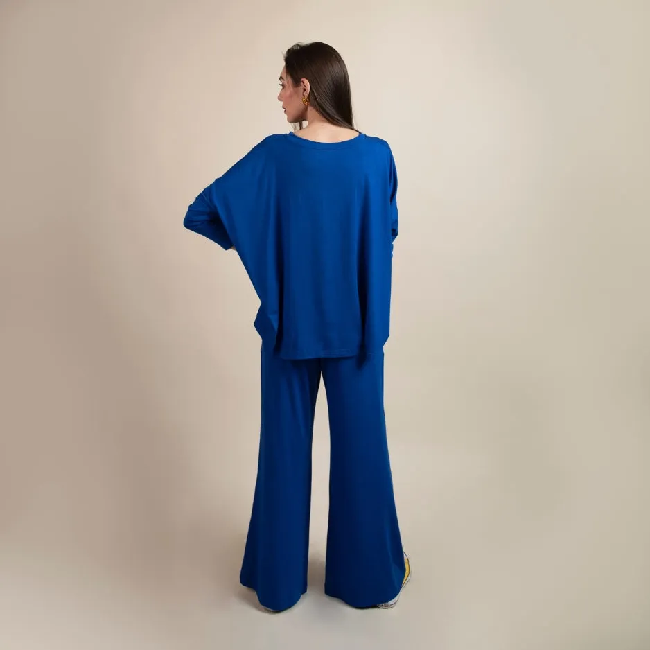 Mia - Blouse and Wide-Leg Pants (Two-piece set)