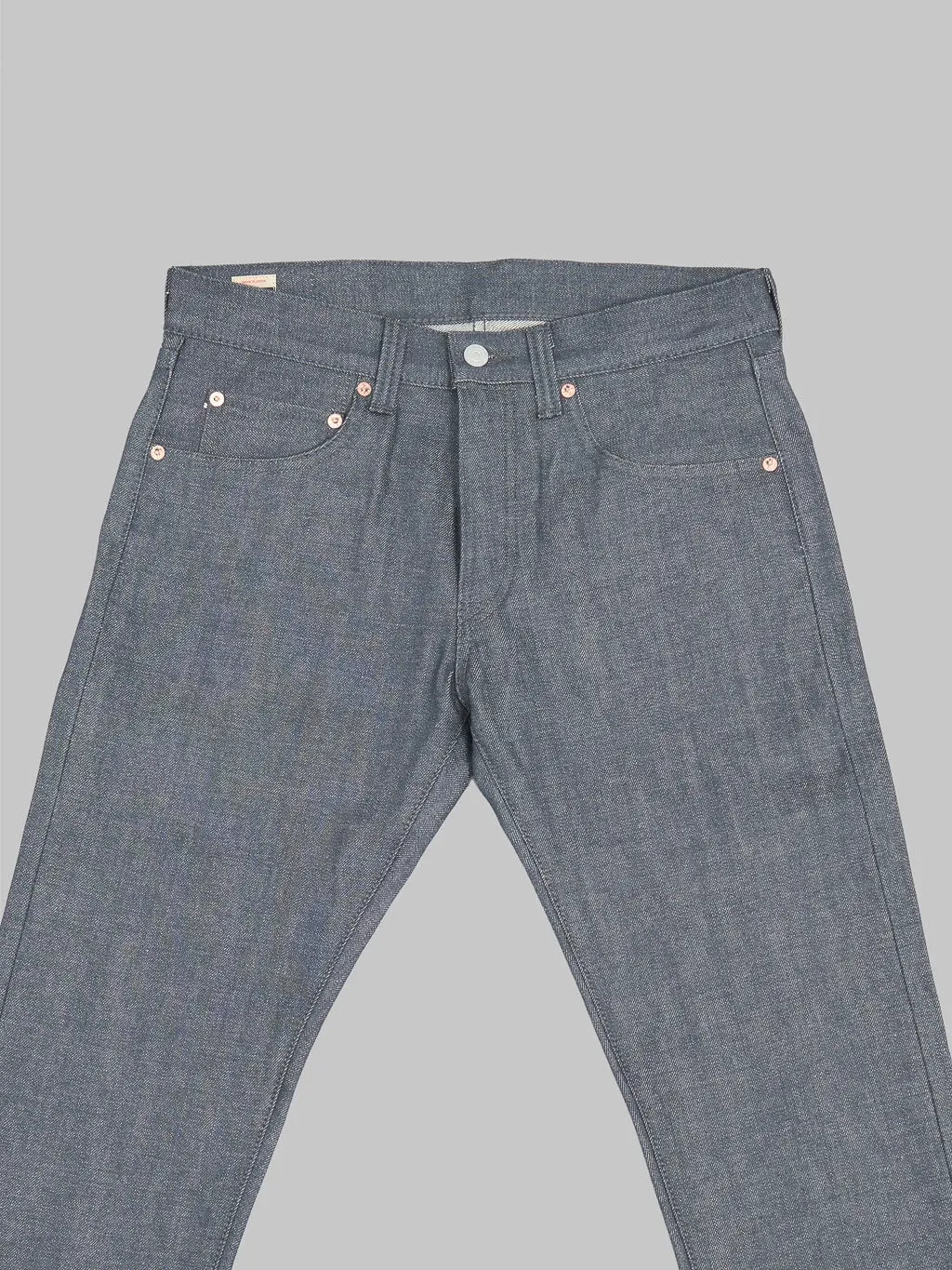 Momotaro 0306-70G 14oz Grey Denim Tight Tapered Jeans