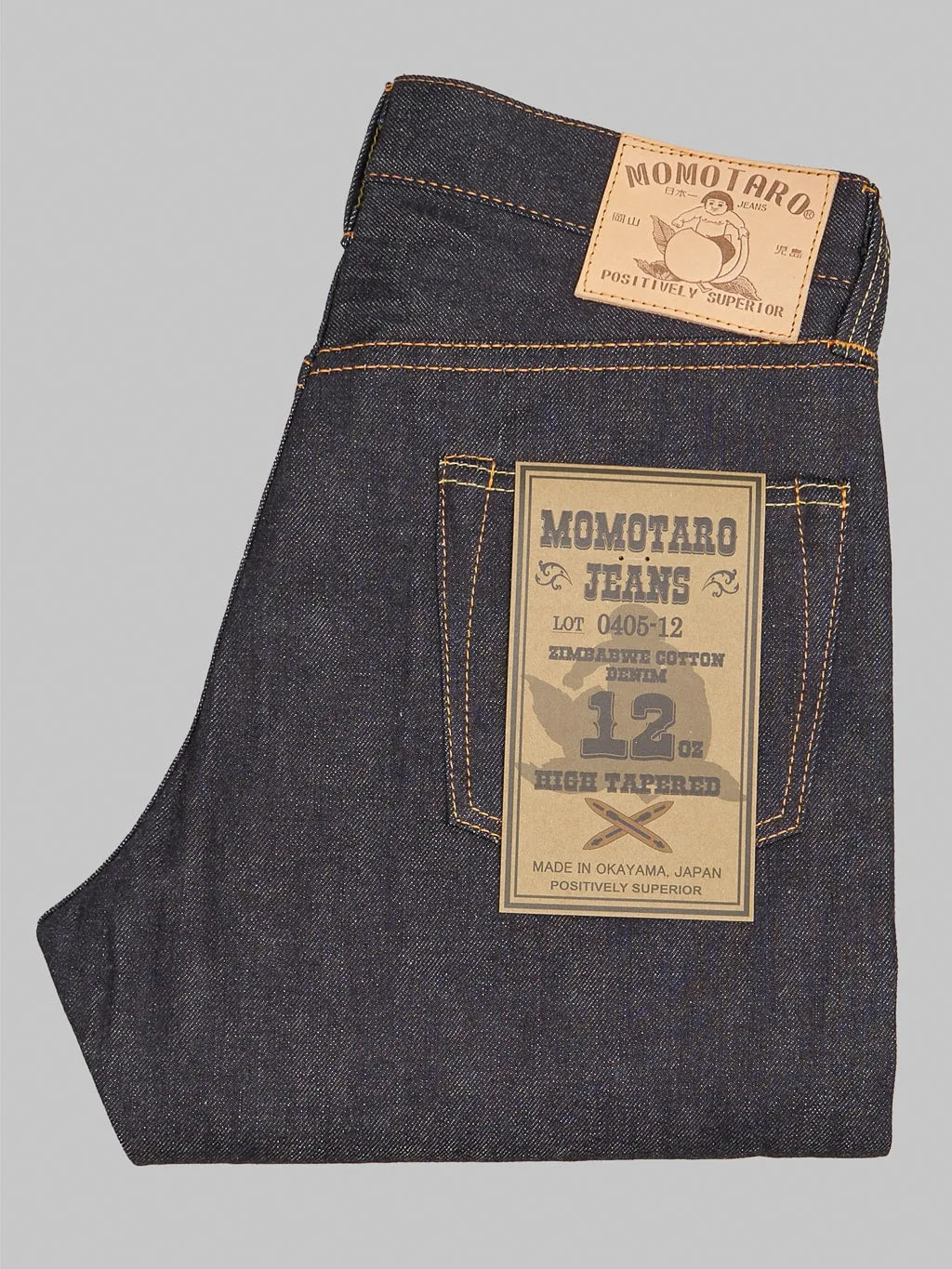 Momotaro 0405-12 12oz High Tapered Jeans