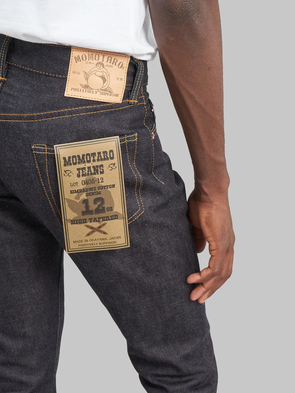 Momotaro 0405-12 12oz High Tapered Jeans