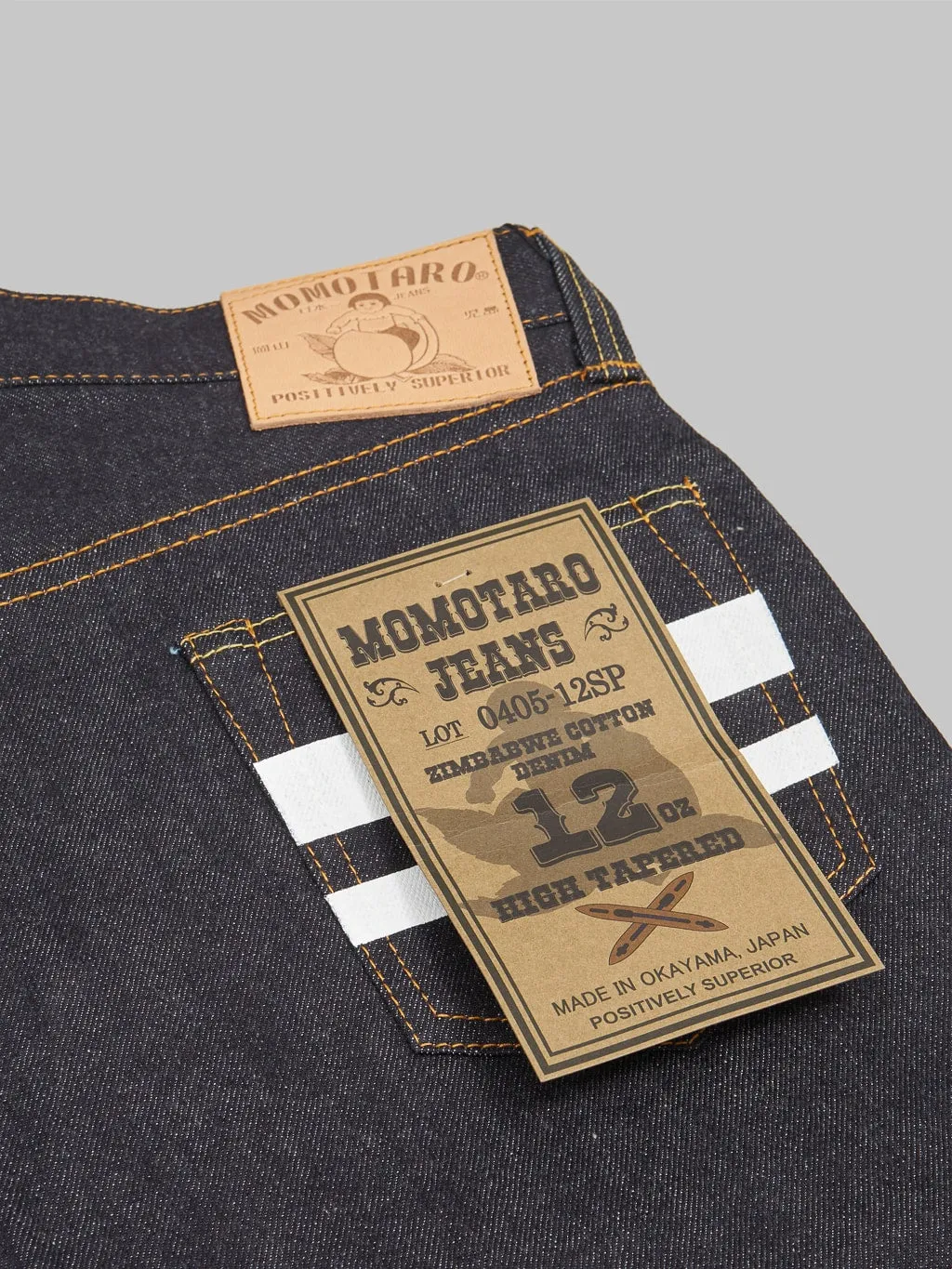 Momotaro 0405-12SP Going To Battle 12oz High Tapered Jeans