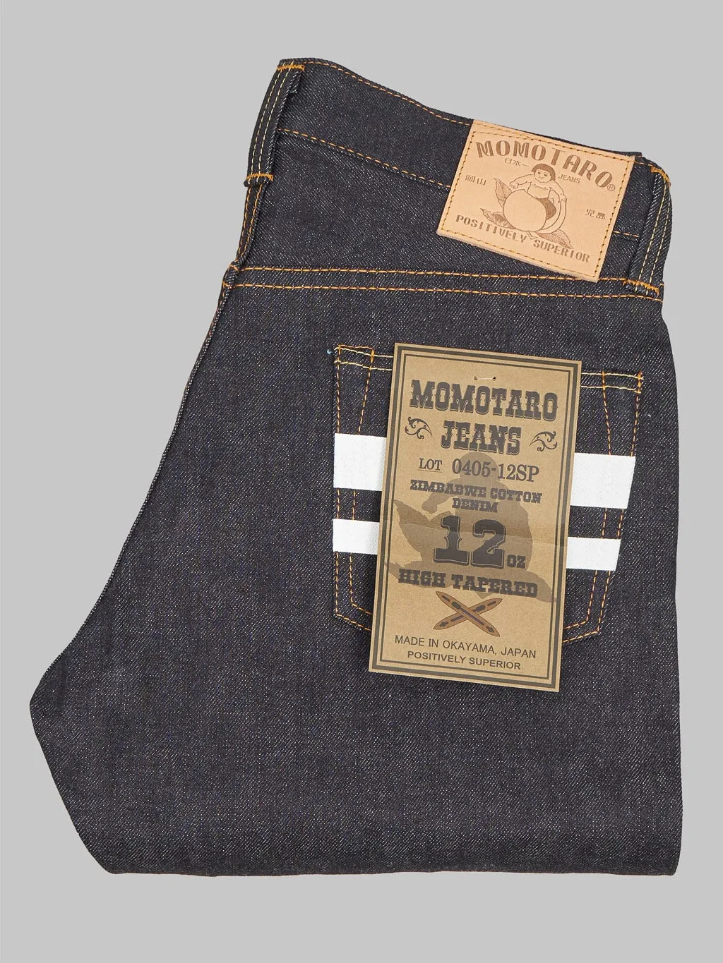 Momotaro 0405-12SP Going To Battle 12oz High Tapered Jeans