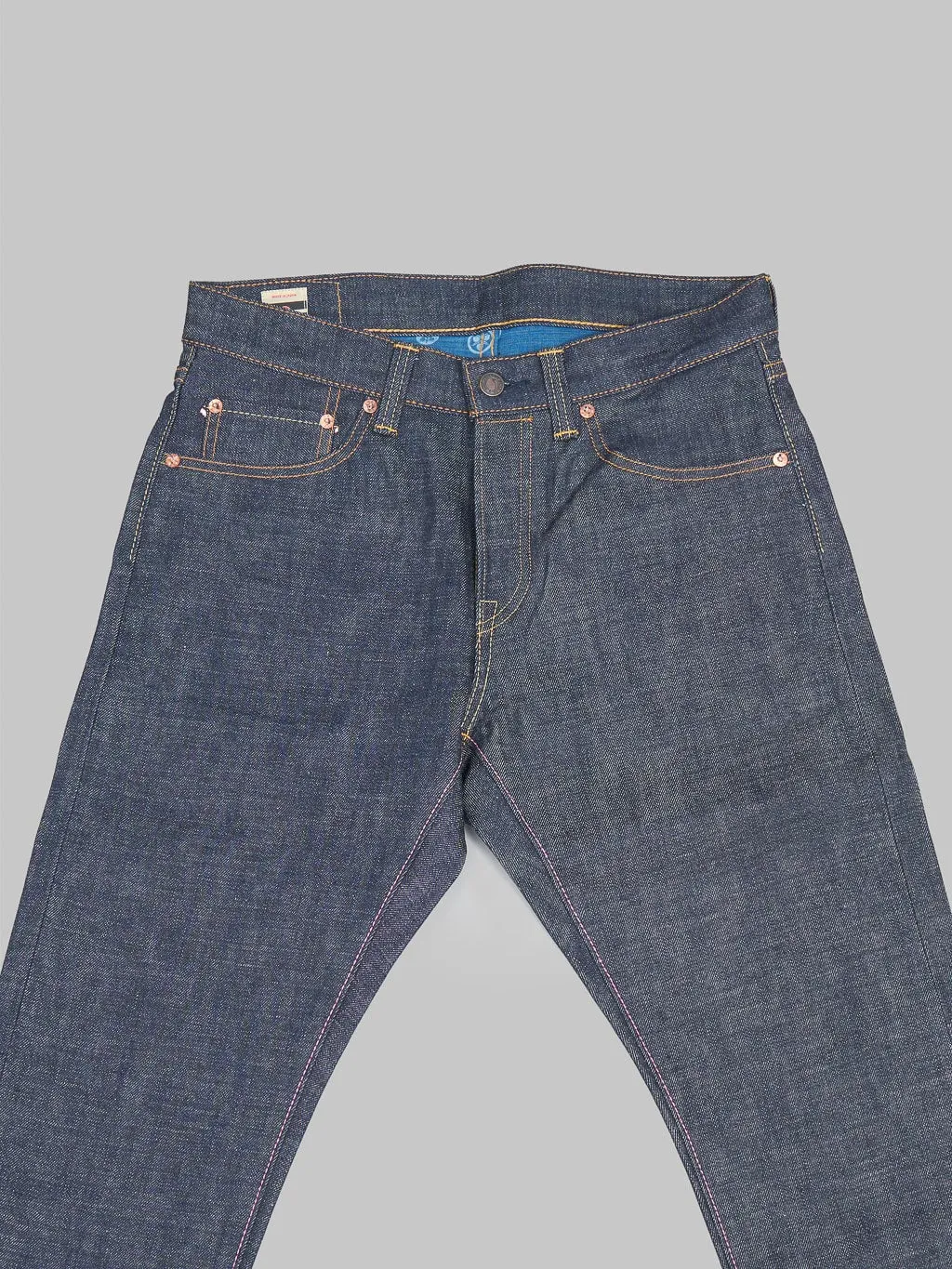 Momotaro 0405-40 14.7oz "Legacy Blue" High Tapered Jeans