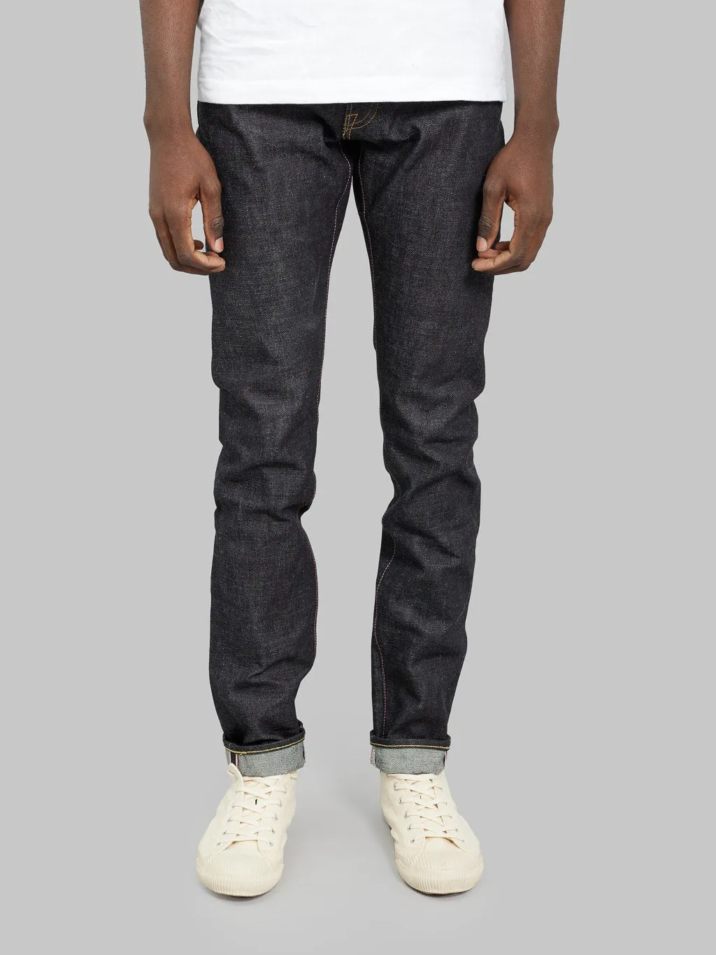 Momotaro 0405-V 15.7oz High Tapered Jeans