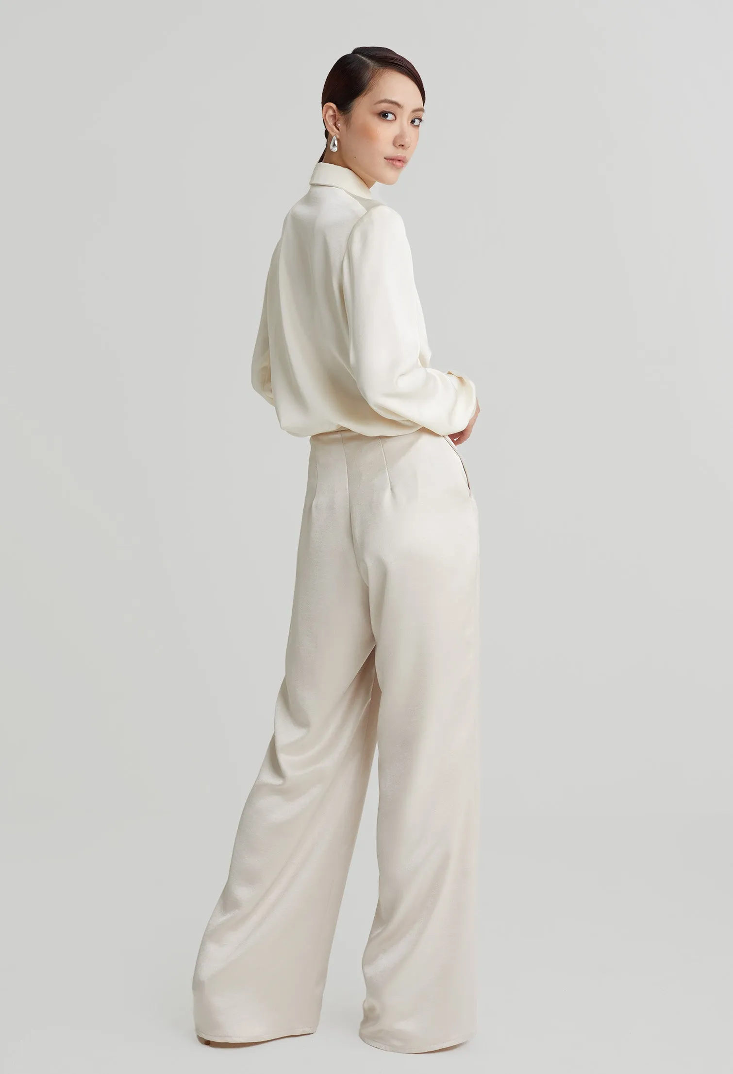 nichii X NURITA HARITH Straight Wide Leg Pants