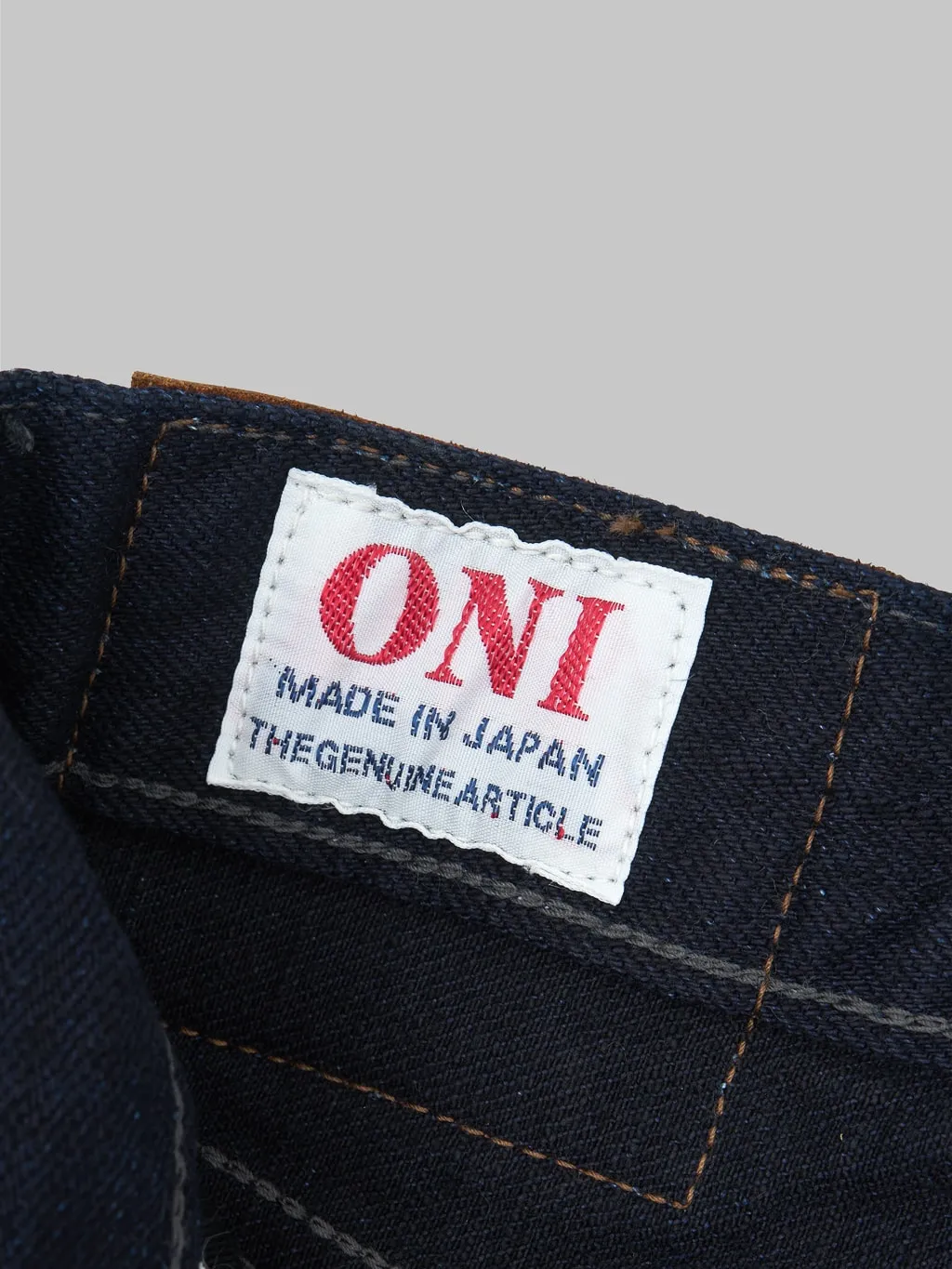 ONI Denim 622-14BLK "Black Weft" 14oz Relaxed Tapered Jeans