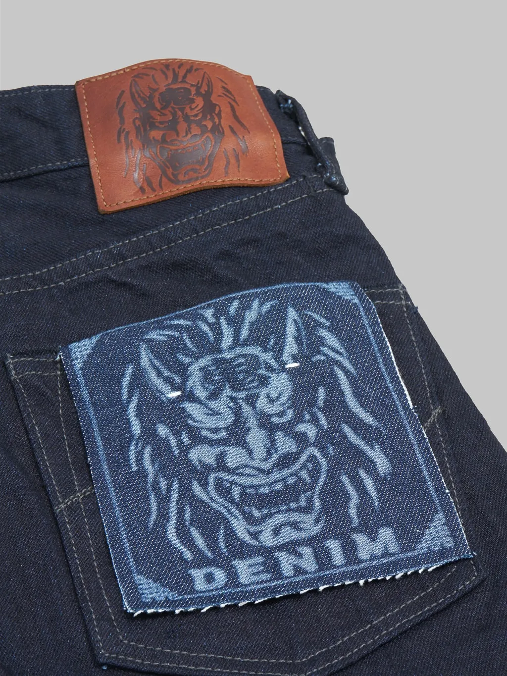 ONI Denim 622-14BLK "Black Weft" 14oz Relaxed Tapered Jeans