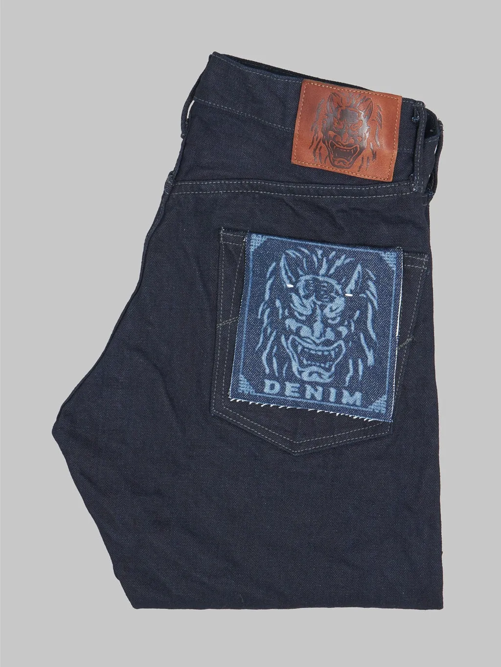 ONI Denim 622-14BLK "Black Weft" 14oz Relaxed Tapered Jeans