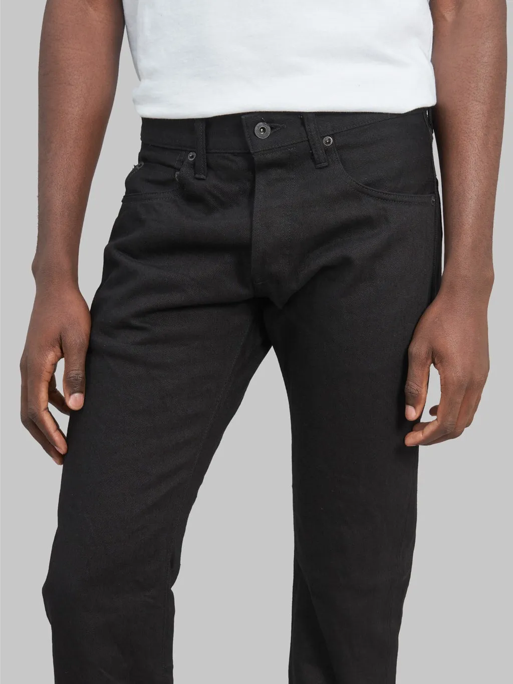 ONI Denim 642-13BK "Jet Black Denim" 13oz Relaxed Tapered Jeans