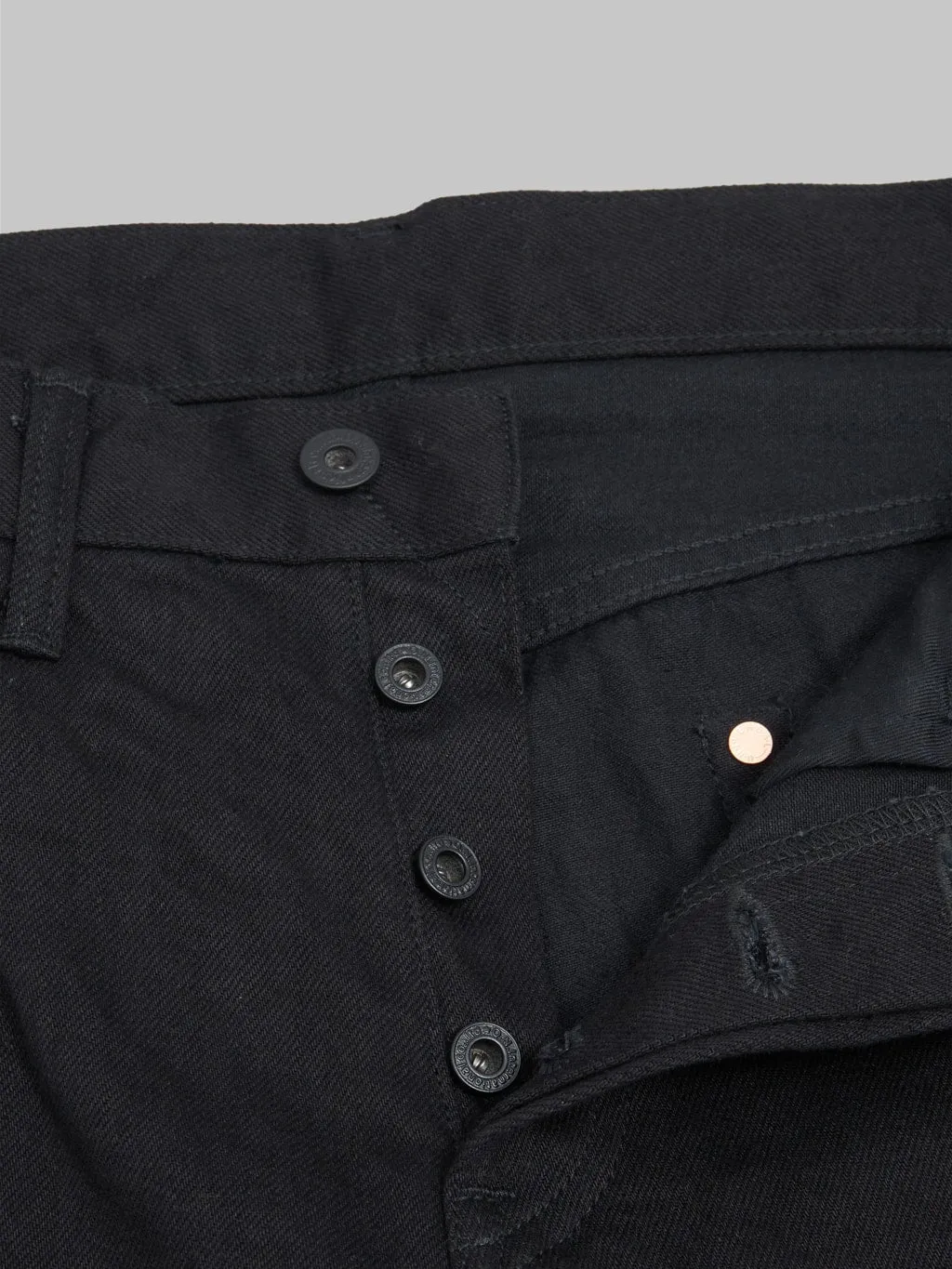 ONI Denim 642-13BK "Jet Black Denim" 13oz Relaxed Tapered Jeans