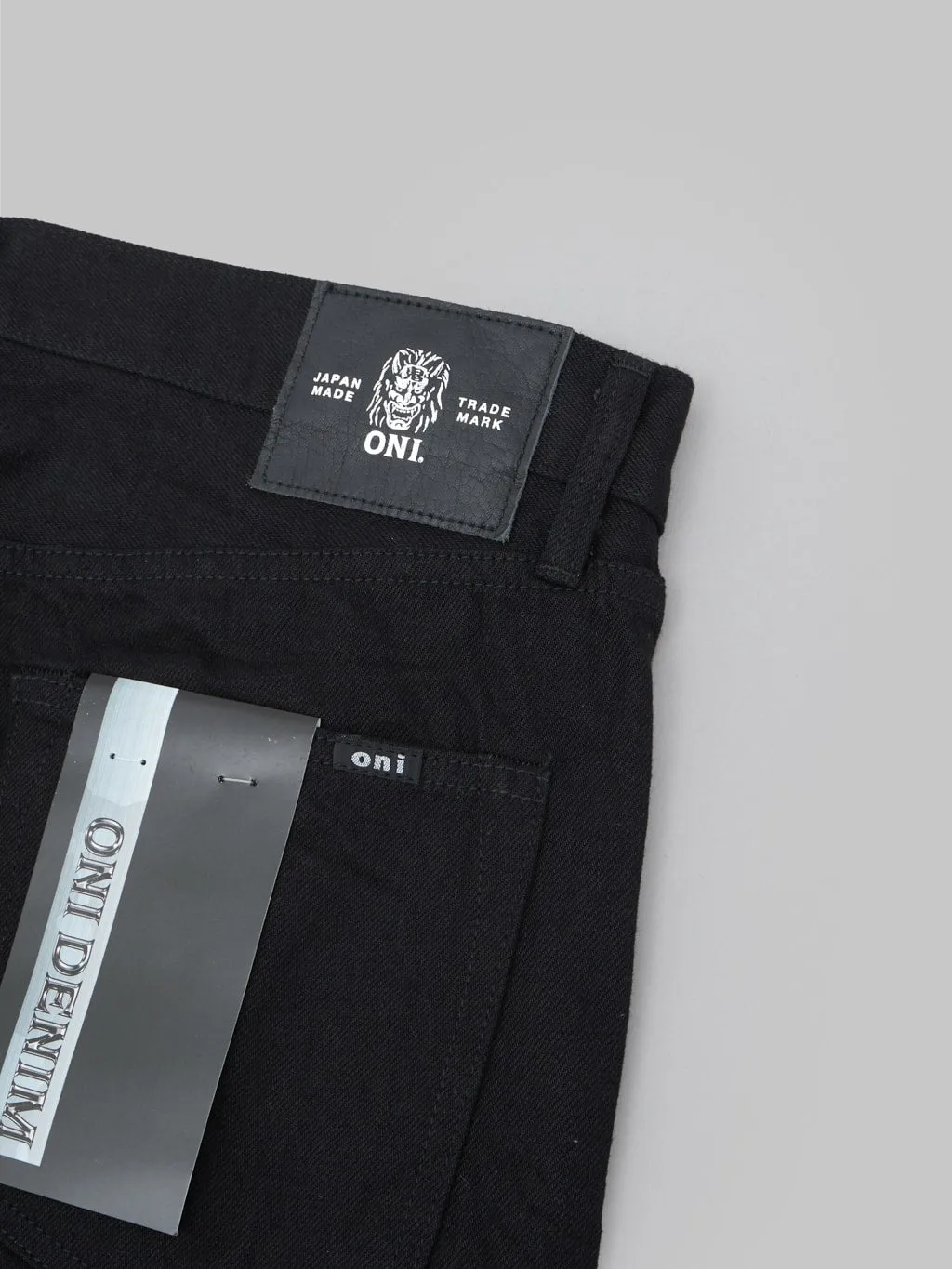 ONI Denim 642-13BK "Jet Black Denim" 13oz Relaxed Tapered Jeans