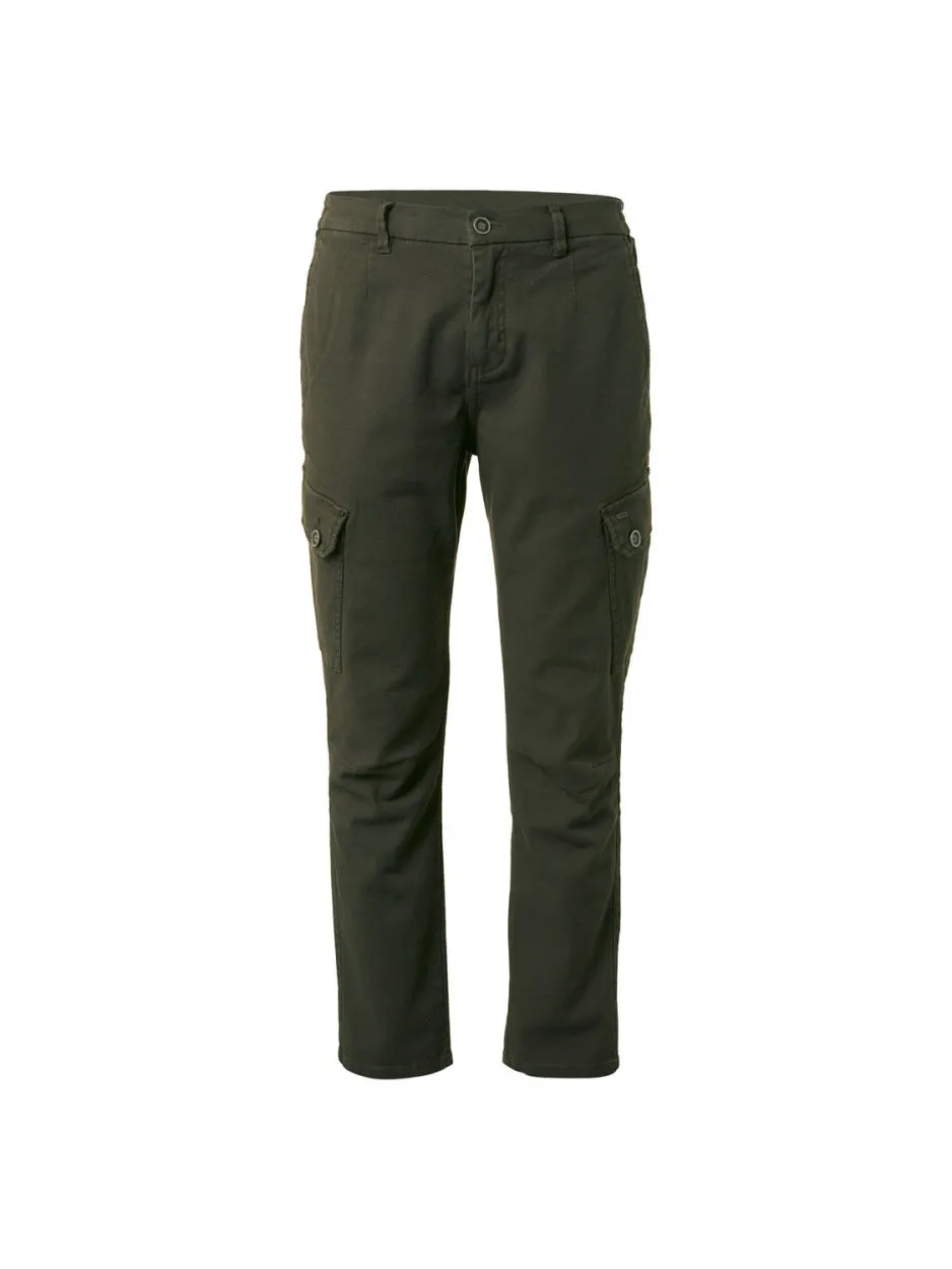 Pants Cargo Garment Dyed Stretch | Taupe