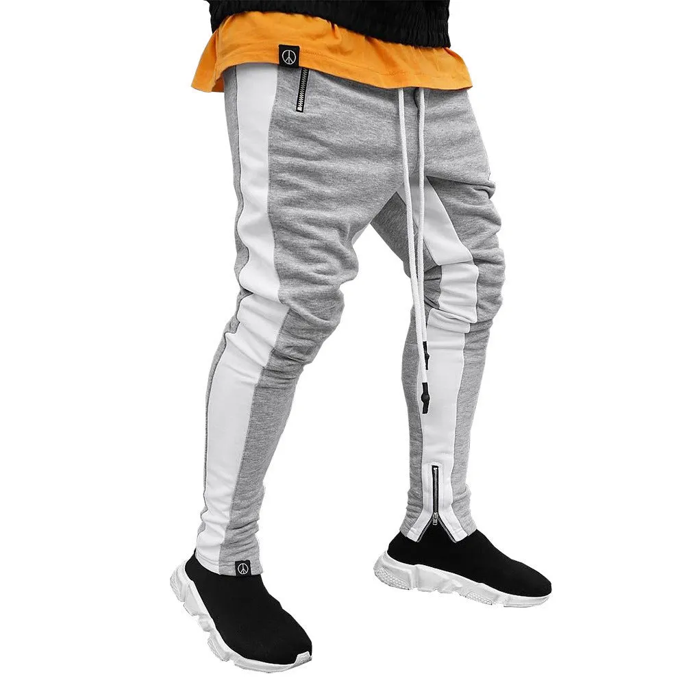 Stretch Ziper-pocket Sports Fitness Trousers