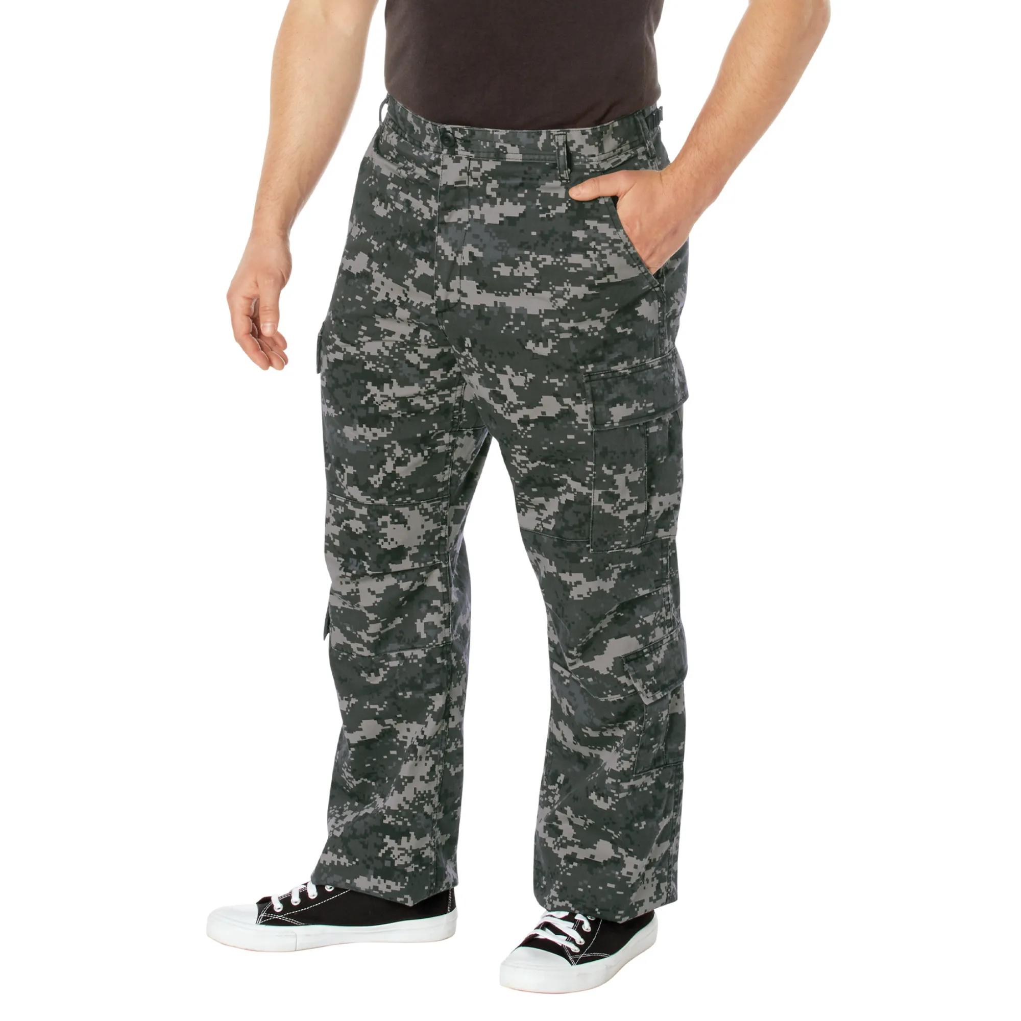 Subdued Urban Digital Camouflage - Military Vintage Paratrooper Fatigues