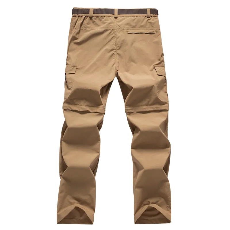 Tactical Lightweight Zip Off Quick Drying Convertible Cargo Pants - Shorts