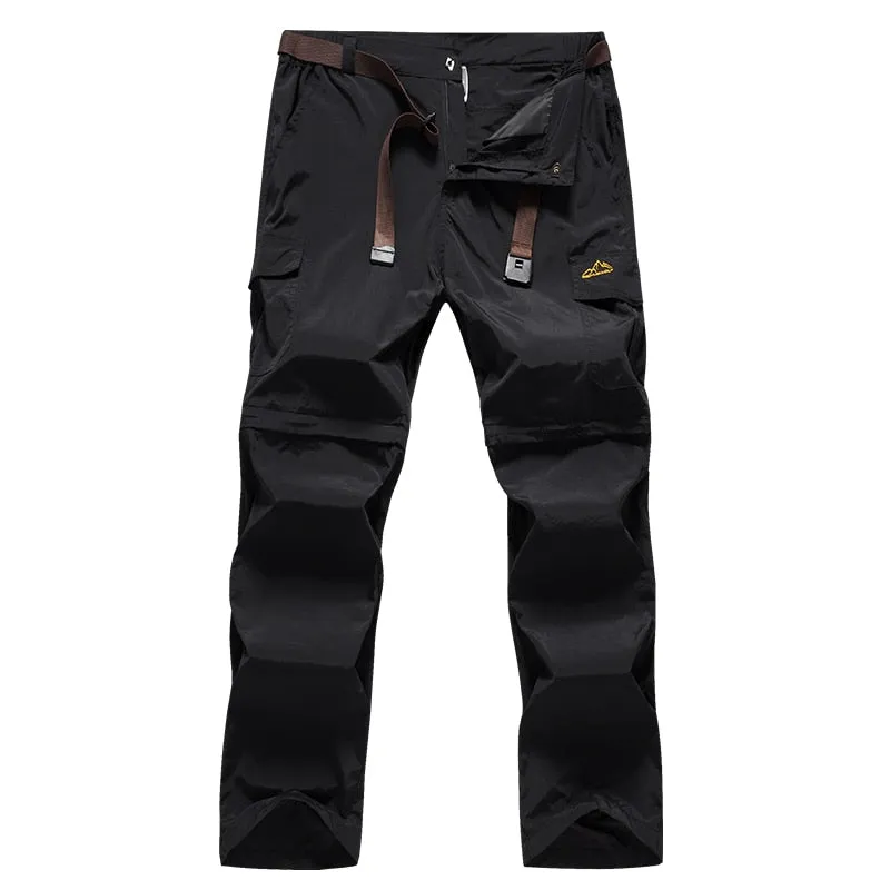 Tactical Lightweight Zip Off Quick Drying Convertible Cargo Pants - Shorts