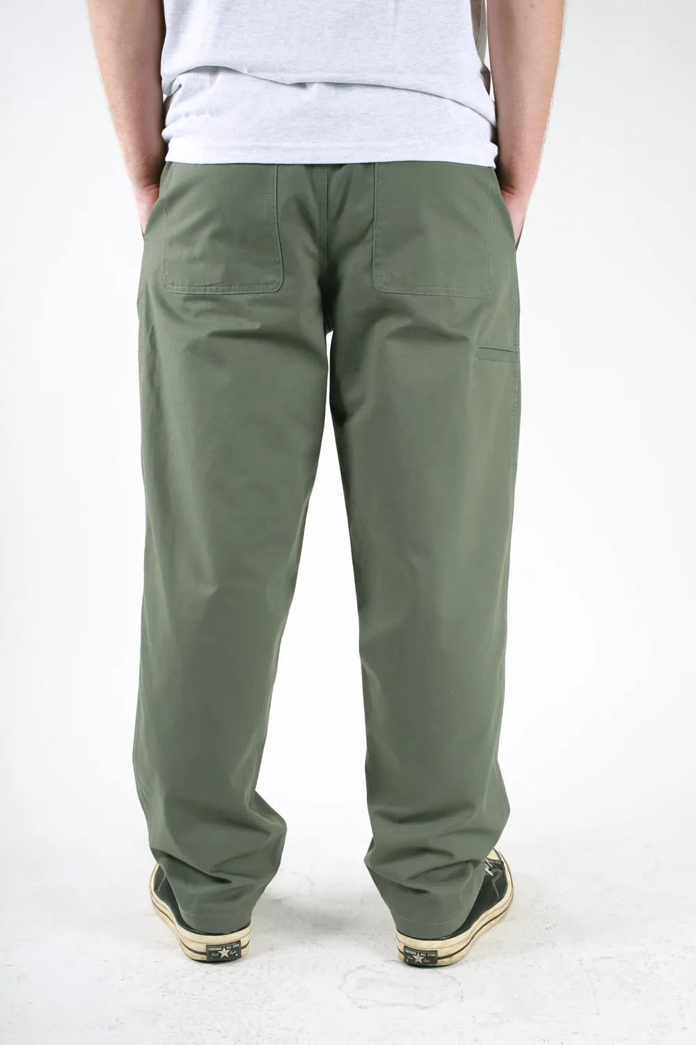 Theories Stamp Lounge Pants Dark Moss