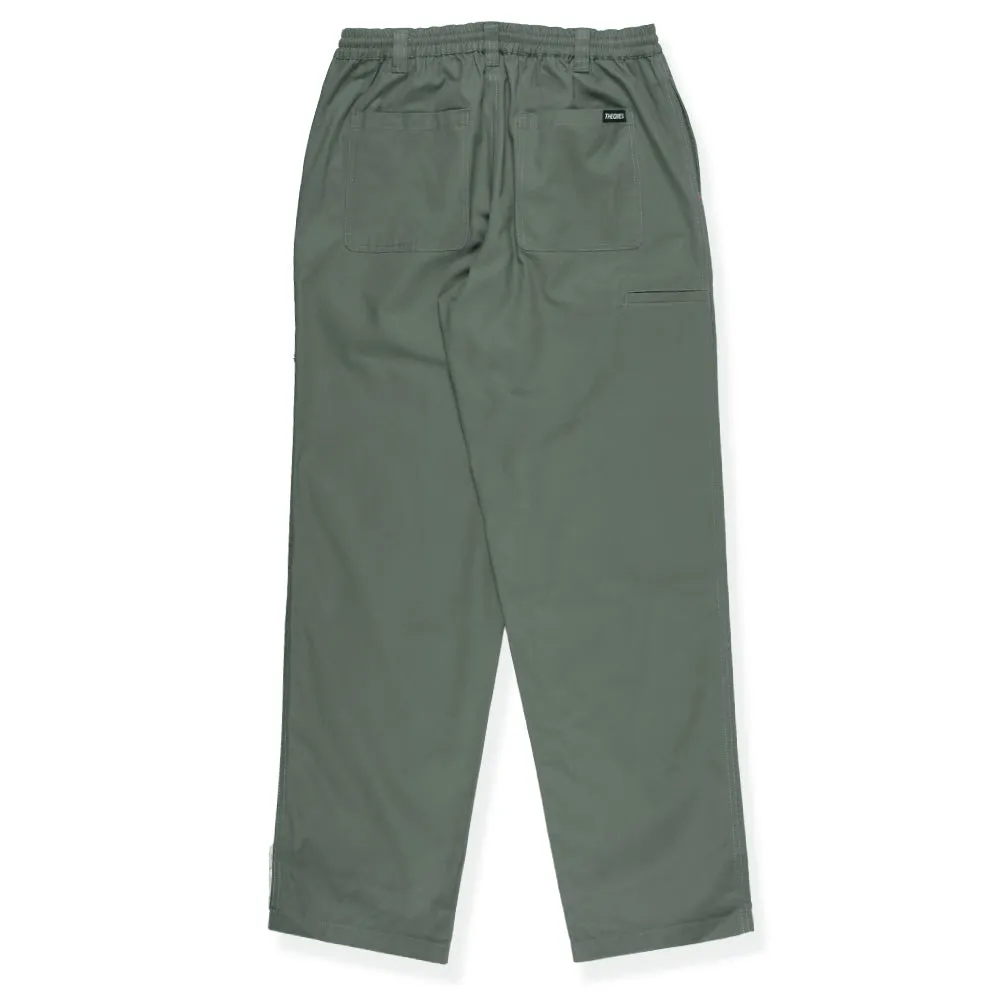 Theories Stamp Lounge Pants Dark Moss