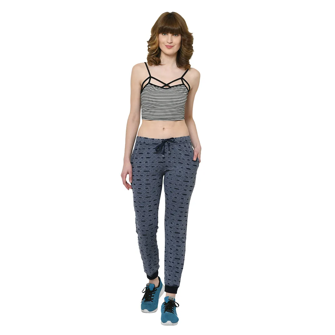 Vimal Jonney Blue Trackpant For Women's