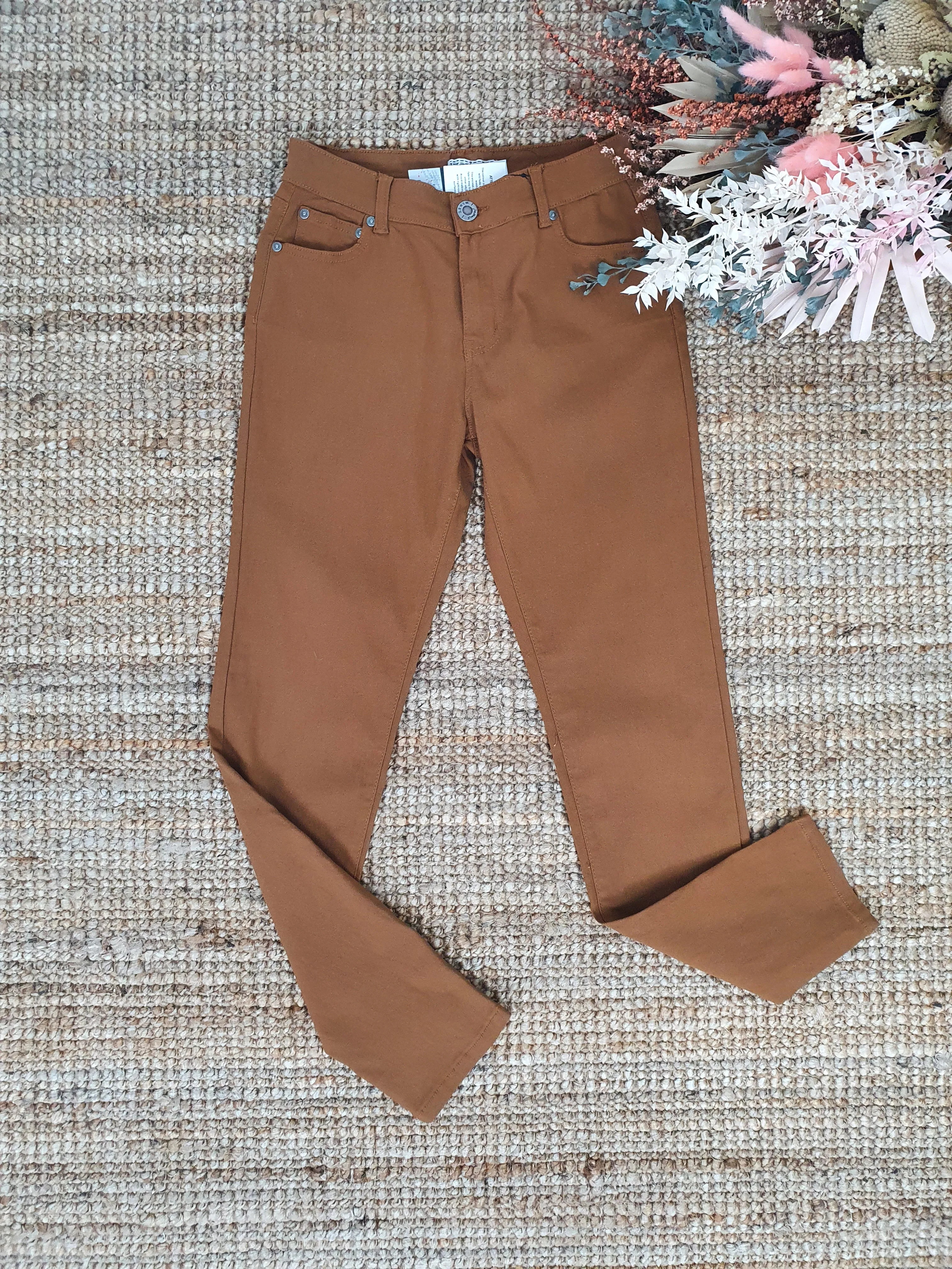 Wakee Stretch Jeans Coffee